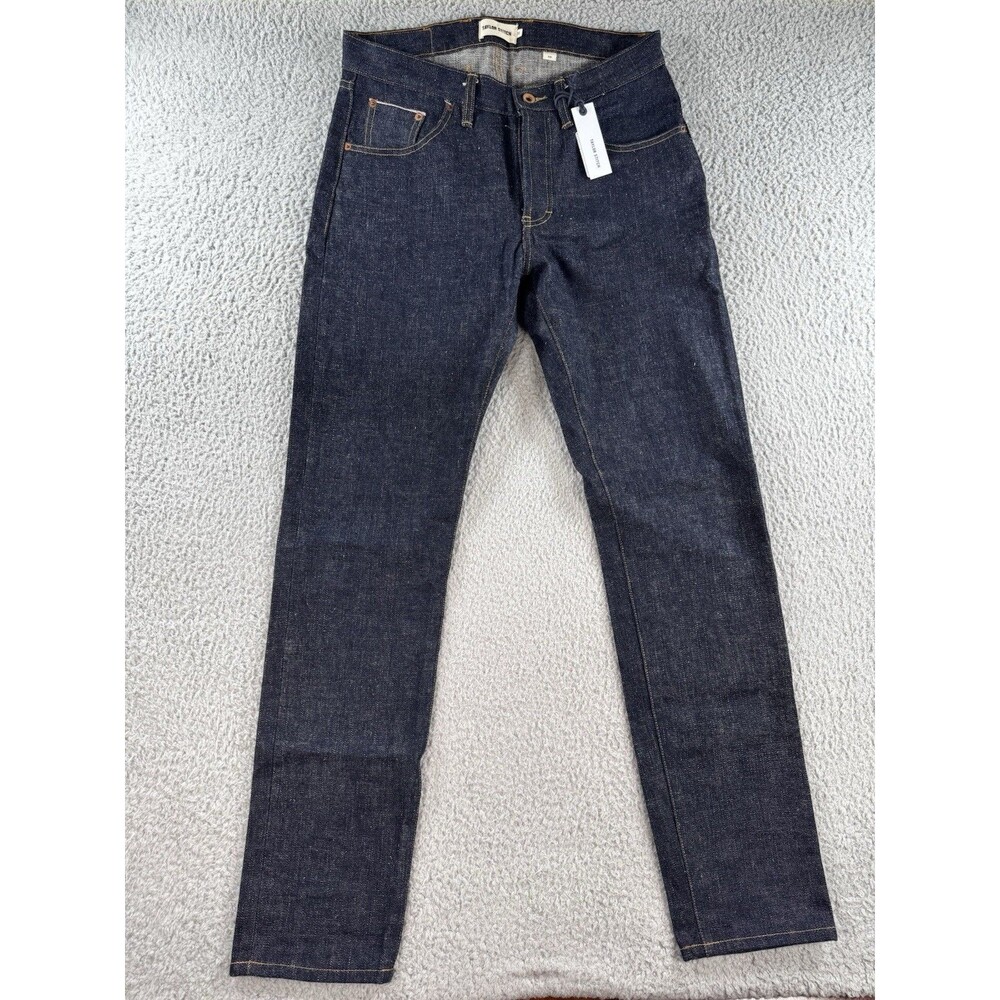 NEW Taylor Stitch Natural Indigo Slim Jean Men's Size 33 Umeda Selvedge Denim